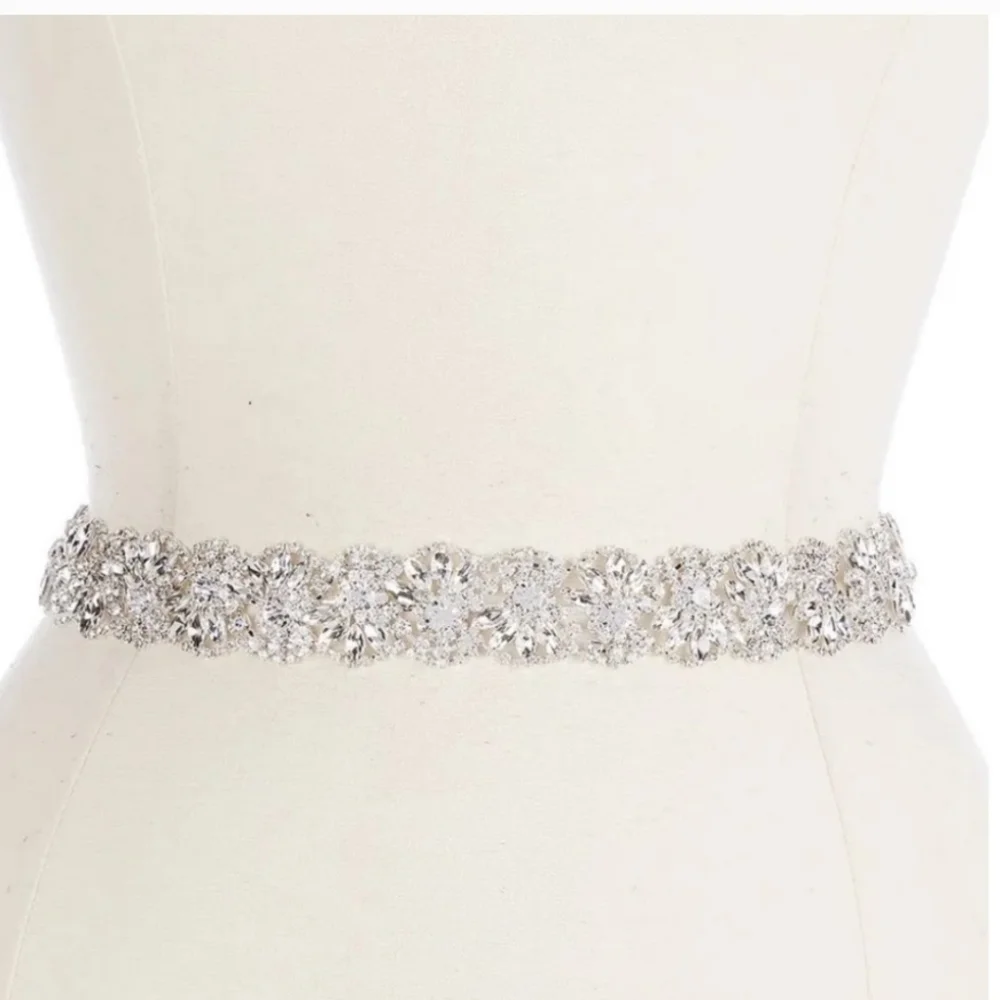 Southern Living Borrowed & Blue by Southern Living Brooch Crystal Belt